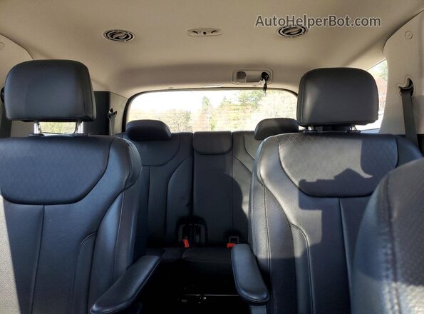 KM8R4DHE3LU092281 2020 HYUNDAI PALISADE Черный Вид задних сидений