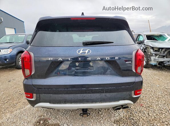 KM8R4DHE3MU258509 2021 HYUNDAI PALISADE Gray Rear view