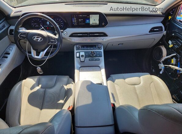 KM8R4DHE3MU306123 2021 HYUNDAI PALISADE Gray 