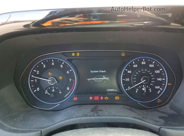 KM8R4DHE4MU278249 2021 HYUNDAI PALISADE Серый Вид щитка приборов