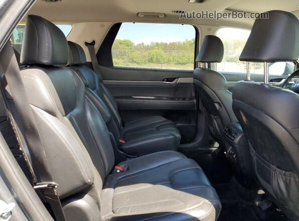 KM8R4DHE4MU278249 2021 HYUNDAI PALISADE Серый Вид задней части салона