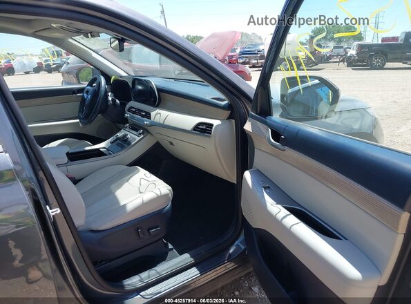 KM8R4DHE7LU134399 2020 HYUNDAI PALISADE Gray Vista interior delantera