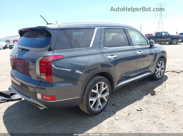 KM8R4DHE7LU134399 2020 HYUNDAI PALISADE Gray Trasero derecho