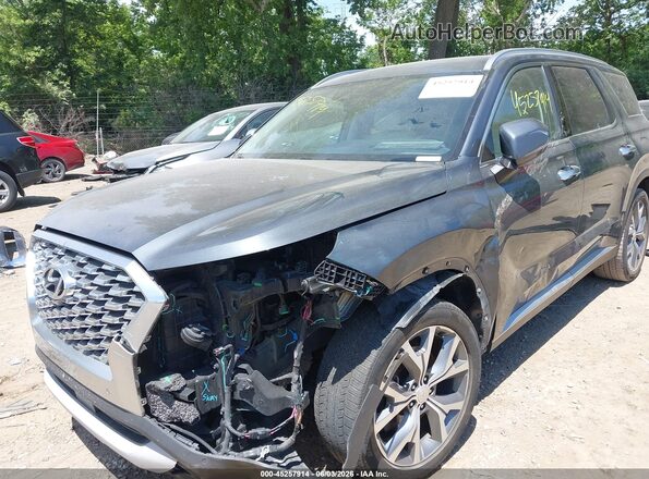 KM8R4DHE7LU134399 2020 HYUNDAI PALISADE Gray Vista frontal