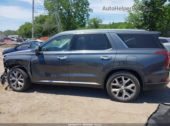 KM8R4DHE7LU134399 2020 HYUNDAI PALISADE Gray Vista interior de 360 grados