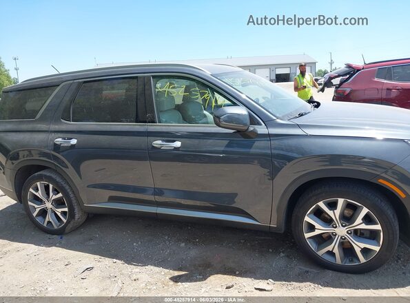 KM8R4DHE7LU134399 2020 HYUNDAI PALISADE Gray Vista interior trasera