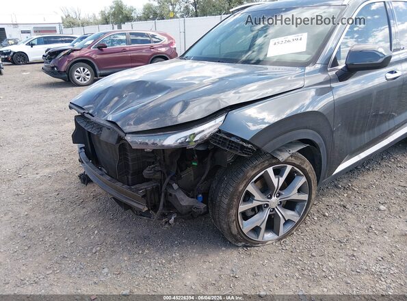 KM8R4DHE8LU100987 2020 HYUNDAI PALISADE Серый Вид спереди