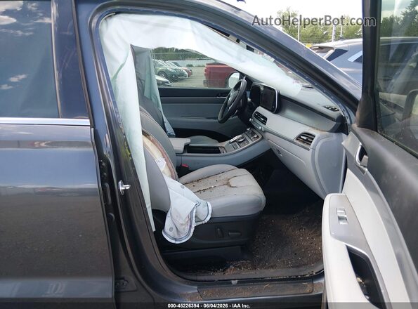 KM8R4DHE8LU100987 2020 HYUNDAI PALISADE Серый Вид салона спереди