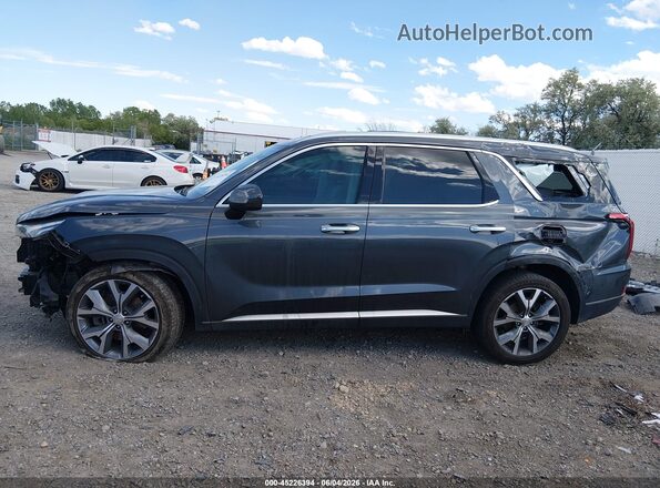 KM8R4DHE8LU100987 2020 HYUNDAI PALISADE Серый Панорамный вид салона 360°