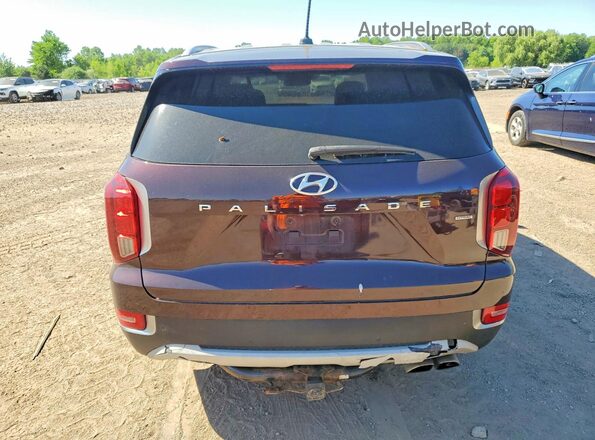 KM8R4DHE9LU126997 2020 HYUNDAI PALISADE Бордовый 