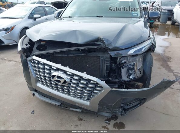 KM8R4DHE9MU178583 2021 HYUNDAI PALISADE Gray Front view