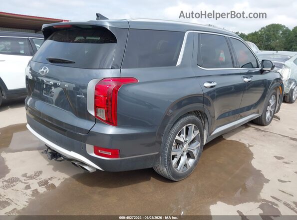 KM8R4DHE9MU178583 2021 HYUNDAI PALISADE Gray Rear right