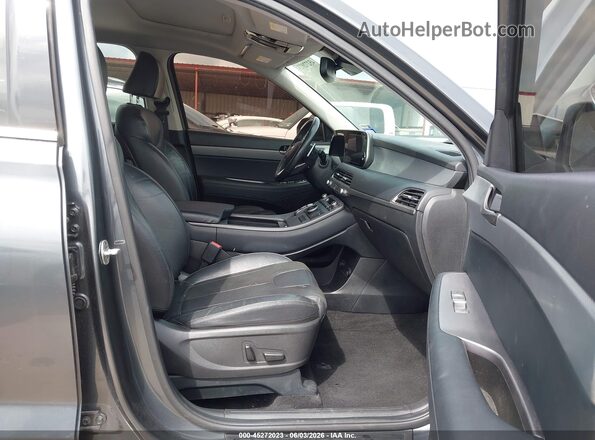 KM8R4DHE9MU178583 2021 HYUNDAI PALISADE Gray Front interior view