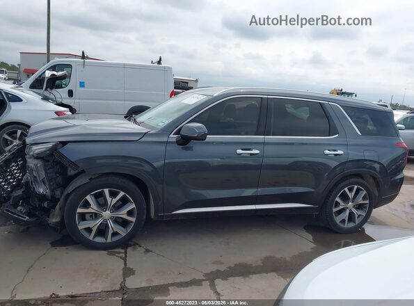KM8R4DHE9MU178583 2021 HYUNDAI PALISADE Gray 360 interior view
