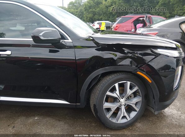 KM8R4DHE9MU262113 2021 HYUNDAI PALISADE Black Front view