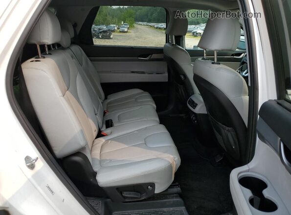 KM8R4DHEXNU384268 2022 HYUNDAI PALISADE White Widok wnętrza z tyłu