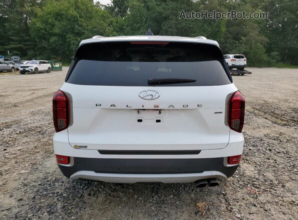 KM8R4DHEXNU384268 2022 HYUNDAI PALISADE White Widok z tyłu