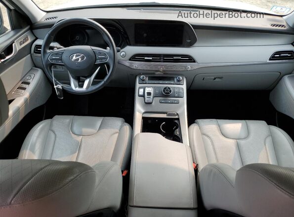 KM8R4DHEXNU384268 2022 HYUNDAI PALISADE White Widok deski rozdzielczej