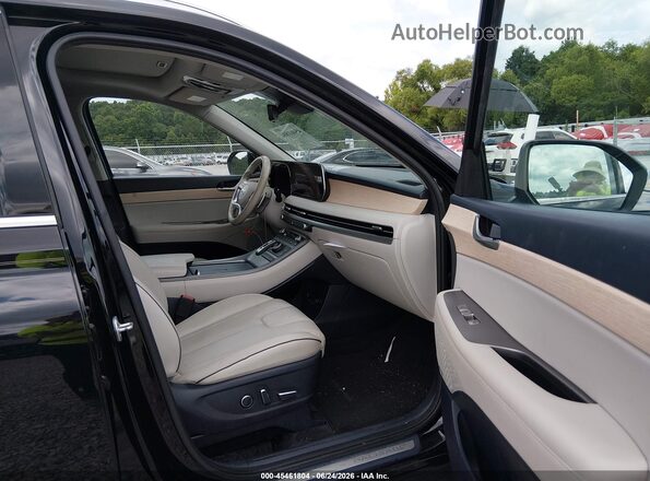 KM8R54GEXPU556297 2023 HYUNDAI PALISADE Black Вид салону спереду