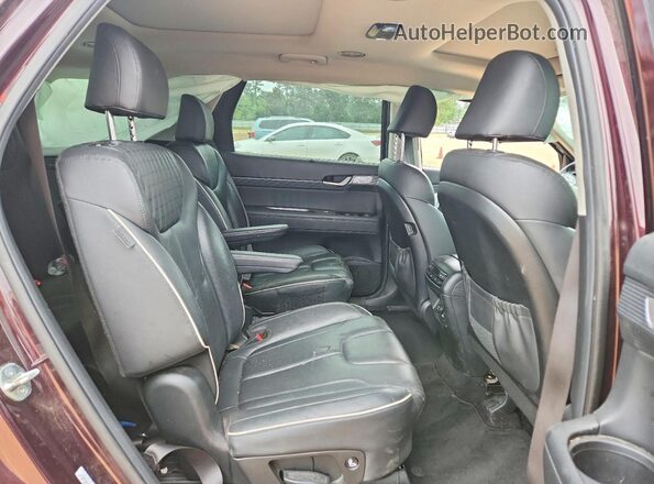 KM8R54GEXRU741355 2024 HYUNDAI PALISADE Purple Вид задньої частини салону