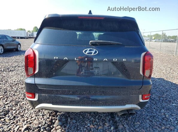 KM8R54HE2NU455797 2022 HYUNDAI PALISADE Blue Вид ззаду