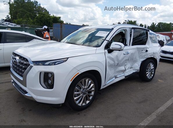 KM8R54HE3LU076787 2020 HYUNDAI PALISADE White წინა ხედი