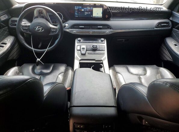 KM8R54HE4LU069198 2020 HYUNDAI PALISADE Black Dashboard view