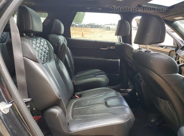 KM8R54HE4LU069198 2020 HYUNDAI PALISADE Black Rear interior view