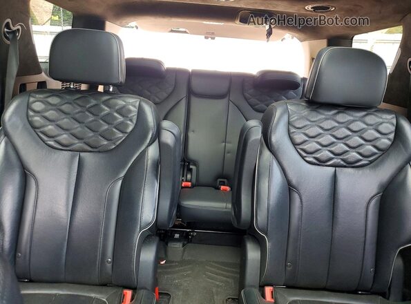 KM8R54HE4LU069198 2020 HYUNDAI PALISADE Black Rear seats view