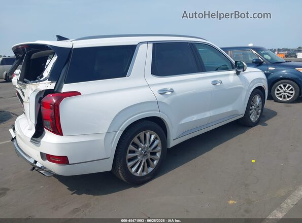 KM8R54HE6LU052757 2020 HYUNDAI PALISADE Белый Задняя правая четверть