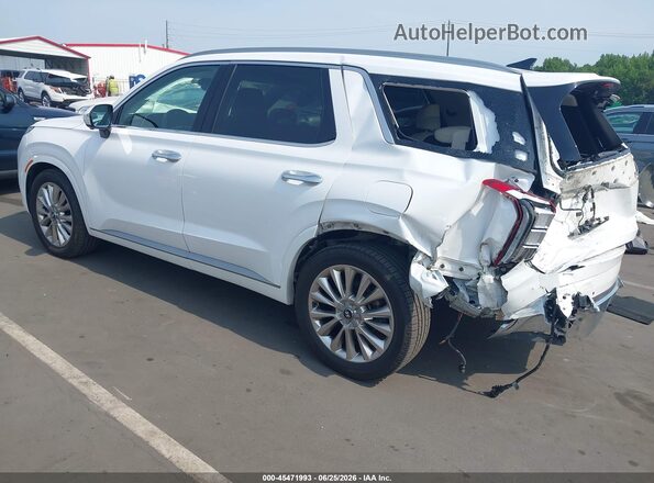 KM8R54HE6LU052757 2020 HYUNDAI PALISADE Белый Задняя левая четверть