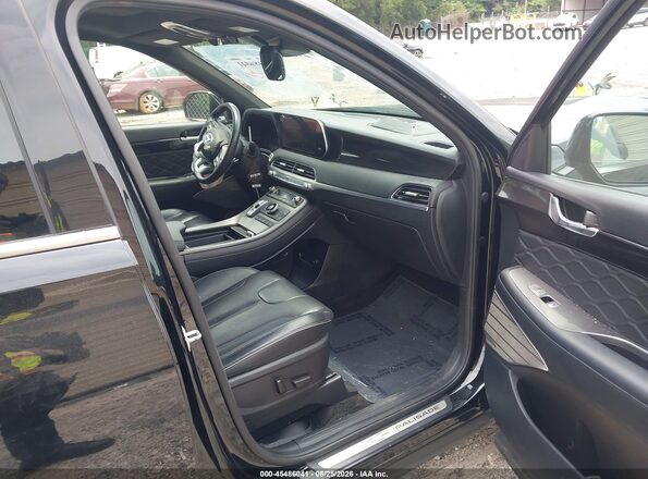 KM8R54HE6LU159159 2020 HYUNDAI PALISADE Black Вид салону спереду
