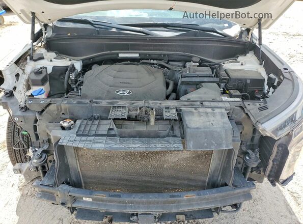 KM8R54HE6MU226070 2021 HYUNDAI PALISADE White Engine compartment view