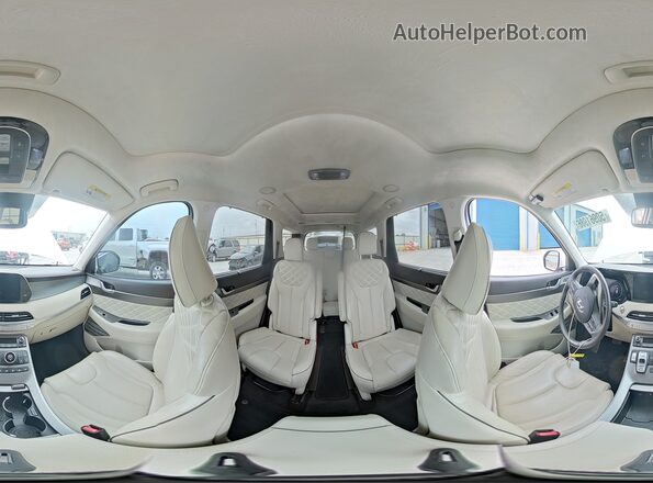 KM8R54HE7LU085735 2020 HYUNDAI PALISADE White Vista interior de 360 grados