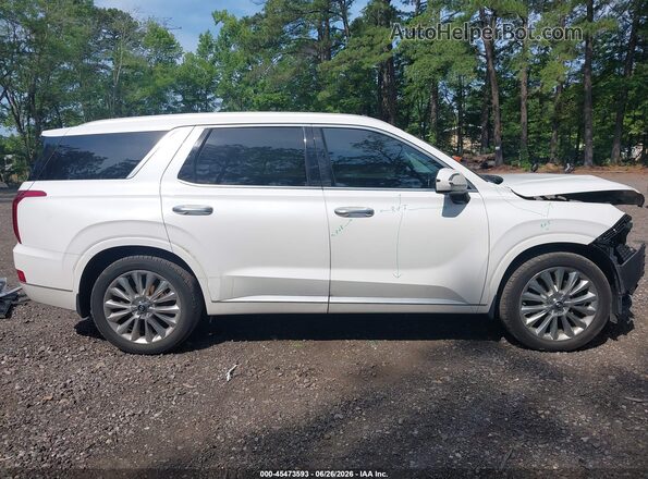 KM8R54HE8LU149877 2020 HYUNDAI PALISADE White Widok wnętrza 360 stopni