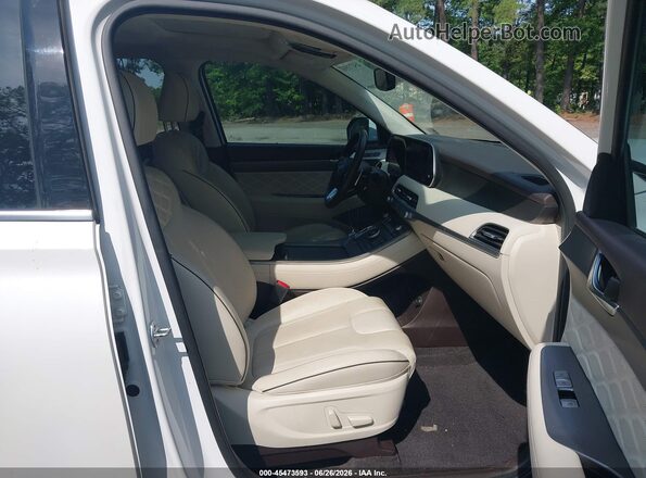 KM8R54HE8LU149877 2020 HYUNDAI PALISADE White Widok wnętrza z przodu