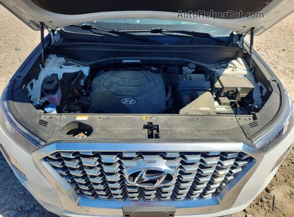 KM8R54HE8MU310908 2021 HYUNDAI PALISADE Белый Вид подкапотного пространства