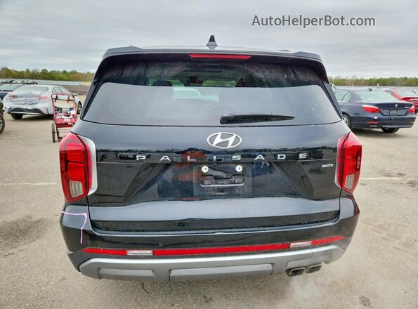 KM8R5DGE0PU503169 2023 HYUNDAI PALISADE Black Rear view
