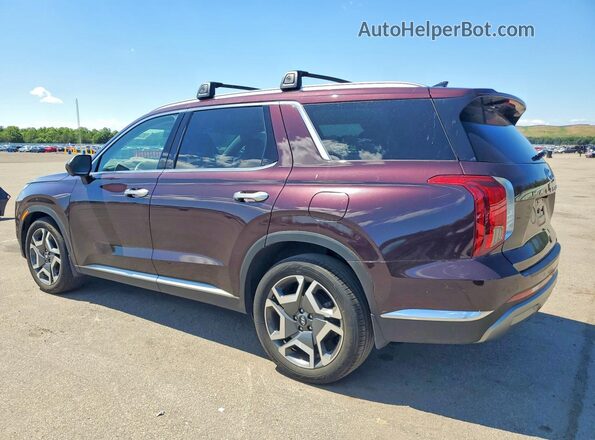 KM8R5DGE0RU677326 2024 HYUNDAI PALISADE Burgundy Задня ліва чверть