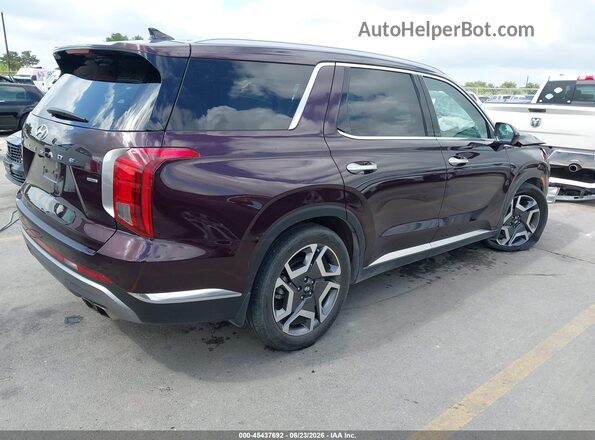 KM8R5DGE2PU635575 2023 HYUNDAI PALISADE Burgundy Задня права чверть