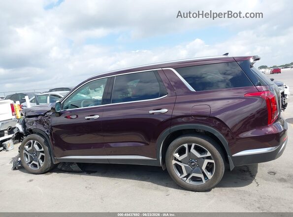 KM8R5DGE2PU635575 2023 HYUNDAI PALISADE Burgundy Панорамний вид салону 360°