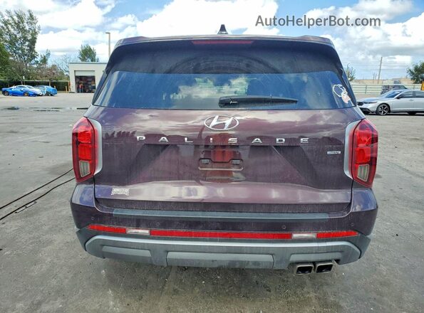 KM8R5DGE3PU634063 2023 HYUNDAI PALISADE Burgundy 