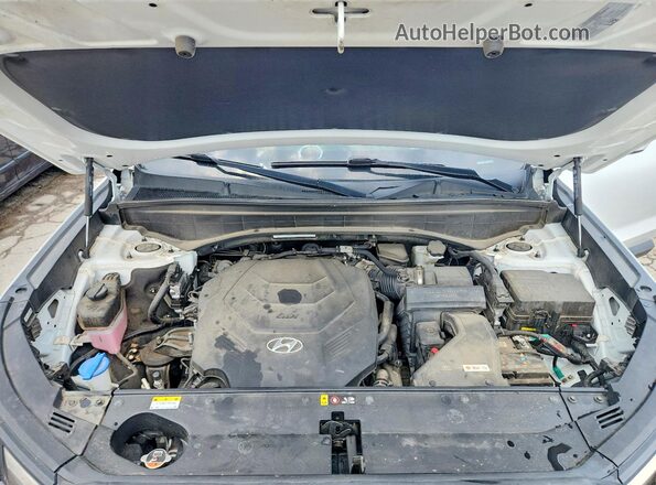 KM8R5DGE4PU594964 2023 HYUNDAI PALISADE White Vista del compartimento del motor