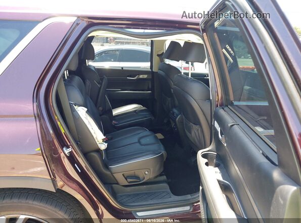 KM8R5DGE5PU517682 2023 HYUNDAI PALISADE Бордовый Вид наклейки с VIN-кодом