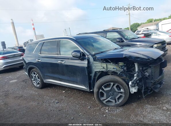 KM8R5DGE6PU605124 2023 HYUNDAI PALISADE Black უკანა სალონის ხედი