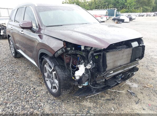 KM8R5DGE7RU693510 2024 HYUNDAI PALISADE Burgundy Vista frontal