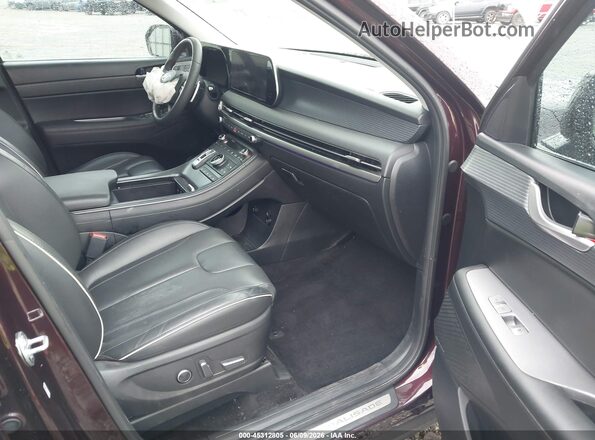 KM8R5DGE7RU693510 2024 HYUNDAI PALISADE Burgundy Vista interior delantera