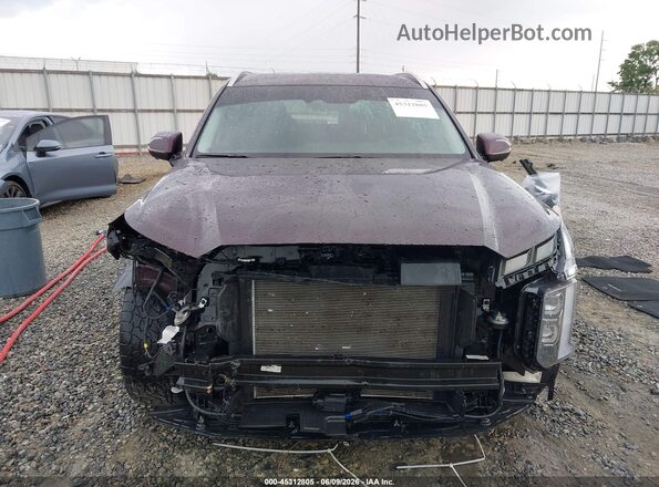 KM8R5DGE7RU693510 2024 HYUNDAI PALISADE Burgundy Vista interior trasera