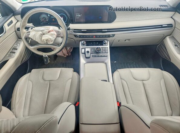 KM8R5DGE7RU765547 2024 HYUNDAI PALISADE Белый Вид панели приборов