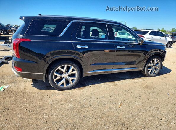 KM8R5DHE0MU214450 2021 HYUNDAI PALISADE Черный Задняя правая четверть